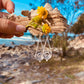 Mandala Teardrop Hoop